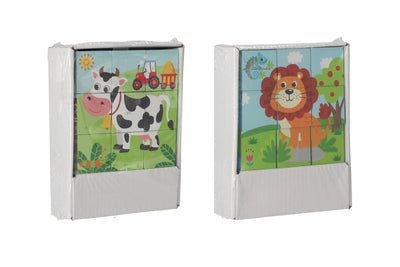 Puzzle Cubi Animali 2 Assortimenti