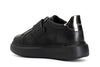 SNEAKERS IN PELLE CON ACCESSORIO STRASSE ELASTICI