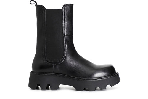 TRONCHETTO IN PELLE CON ELASTICO