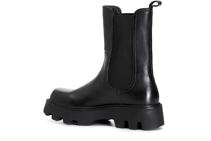 TRONCHETTO IN PELLE CON ELASTICO