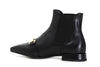 TRONCHETTO IN NAPPA CON ELASTICO E MORSETTO
