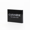 TARGA PLEXIGLASS NERO  (12X8,5X1,5CM)
