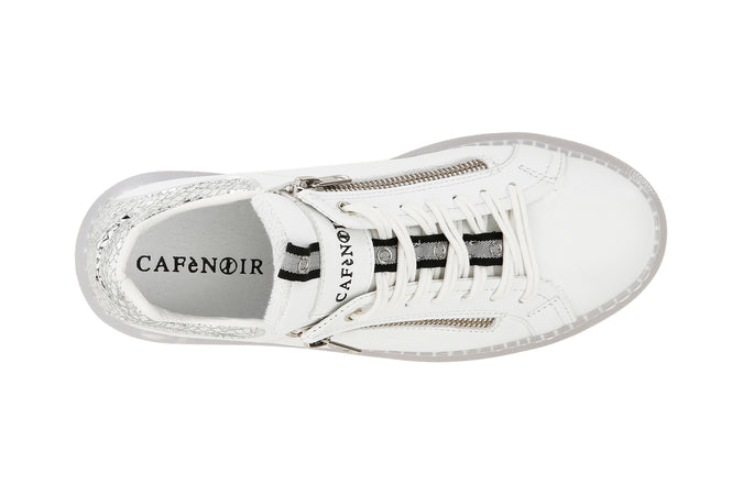 SNEAKERS IN PELLE CON CERNIERA