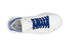 SNEAKERS IN PELLE CON LACCI COLORATI