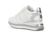 SNEAKERS IN PELLE CON BANDA LOGO LATERALE