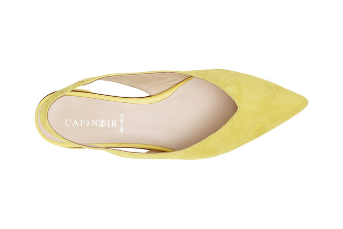 BALLERINA IN CAMOSCIO APERTA DIETRO