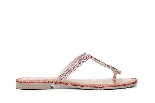 INFRADITO IN PELLE CON STRASS SFUMATI