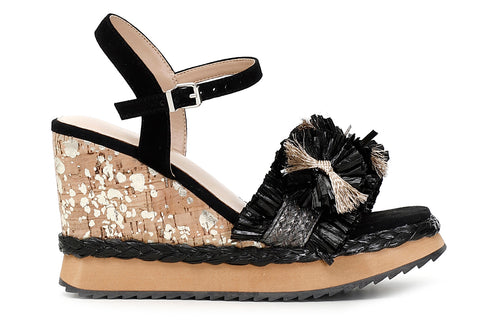 SANDALO ZEPPA RAFFIA