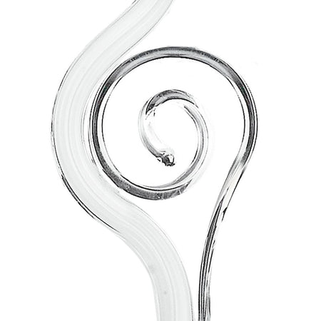 Lampada da tavolo simile a fiore bianca e cromata 40 watt E14