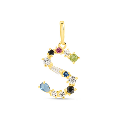 STROILI - Pendente Claire Oro Giallo lettera S