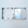 Sigillo 400 x 400 x H 50mm chiusino di lamiera zincata pesante da incasso