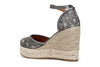 SCARPE IN TESSUTO SU ZEPPA CORDA