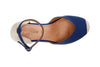 SCARPE IN CANVAS SU ZEPPA CORDA CON SCOLLO V