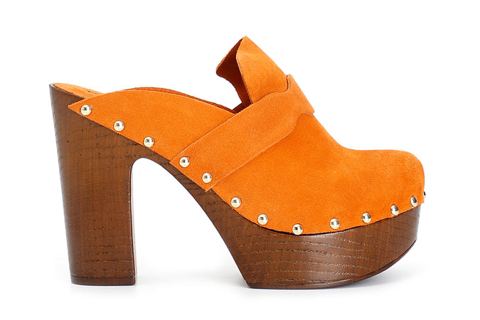 SABOT IN PELLE SCAMOSCIATA
