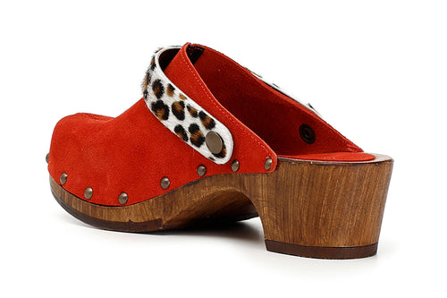 SABOT IN PELLE SCAMOSCIATA