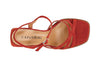 SANDALO GILDA MIGNON IN PELLE SCAMOSCIATA