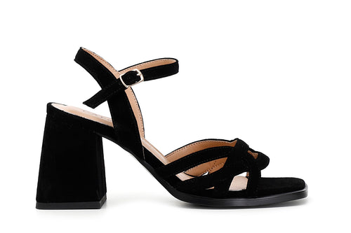 SANDALO GILDA MIGNON IN PELLE SCAMOSCIATA
