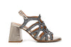 SANDALO GABBIA CON STRASS