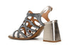 SANDALO GABBIA CON STRASS