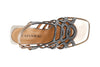SANDALO GABBIA CON STRASS