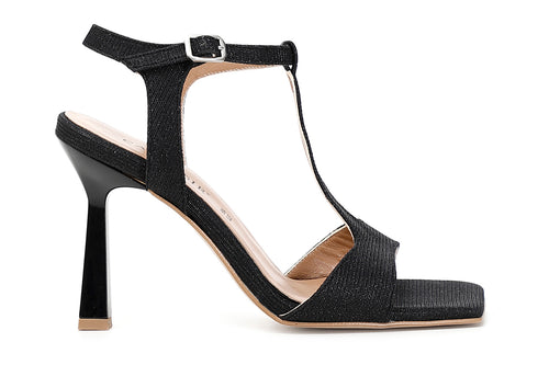 SANDALO T IN TESSUTO LUREX