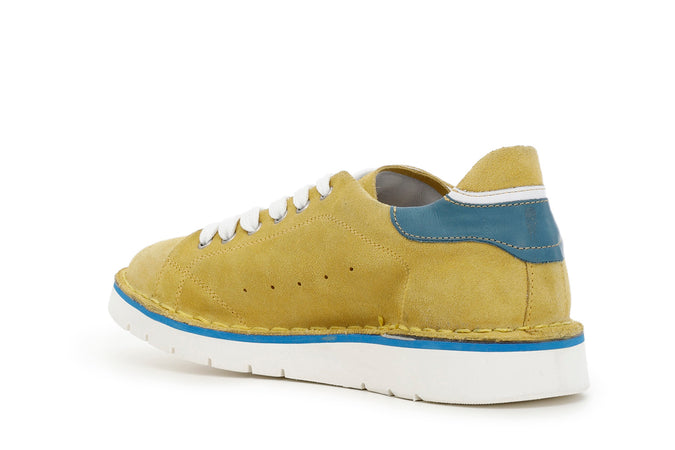 SCARPE ALLACCIATE IN PELLE SCAMOSCIATA