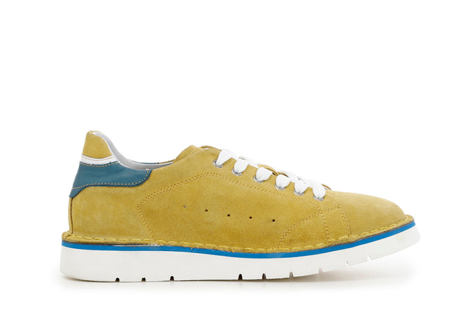 SCARPE ALLACCIATE IN PELLE SCAMOSCIATA