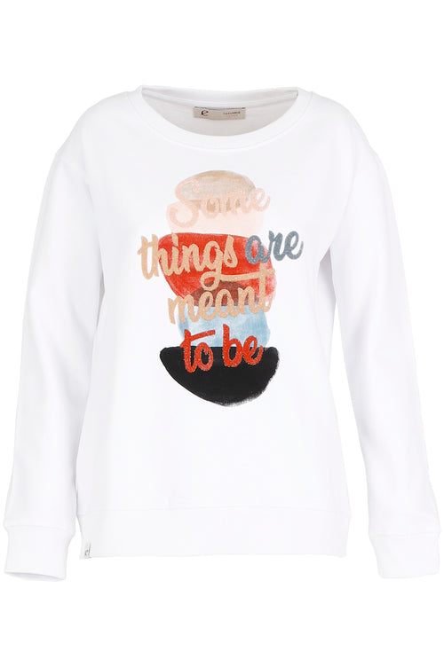 FELPA GIROCOLLO CON STAMPA