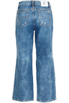JEANS CULOTTE CON RICAMO