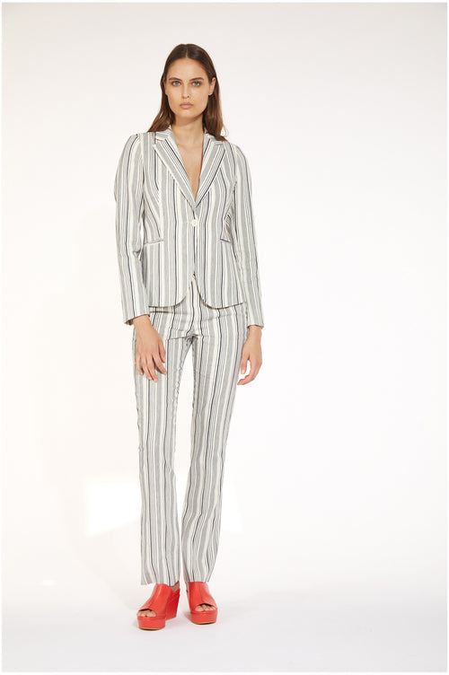 PANTALONE PALAZZO GESSATO