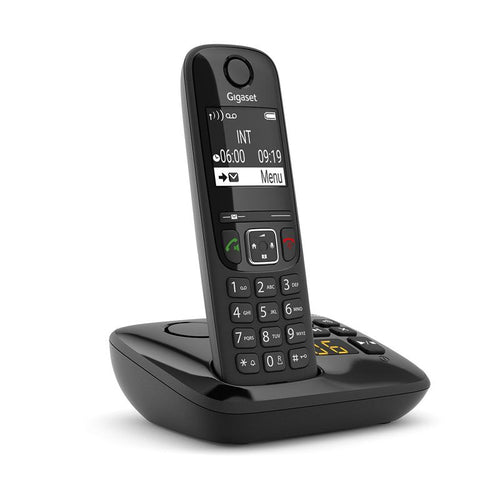 Cordless siemens gigaset as690a black vivavoce con segreteria