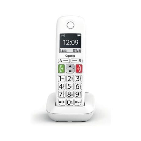 Gigaset e290 telefono analogico/dect bianco identificatore di chiamata - SIEE290W