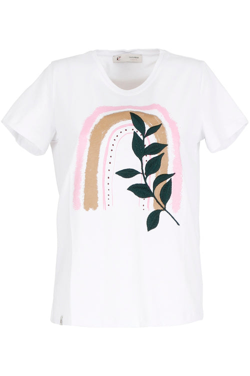 T SHIRT ARCO E FOGLIE