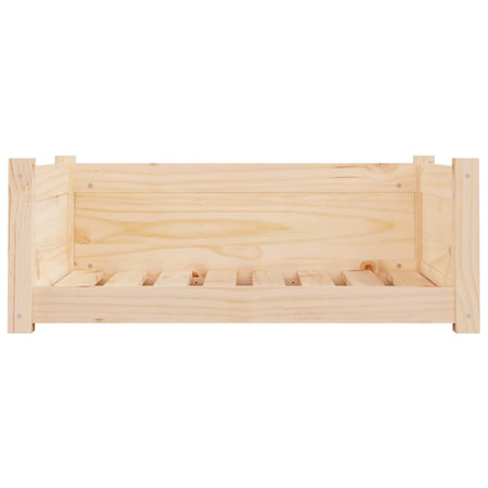 Cuccia per Cani Divanetto 75,5x55,5x28 cm in Legno Massello di Pino
