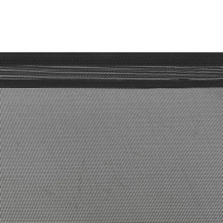 Cuccia per Cani Rialzata Nera Taglia L in Textilene e Acciaio