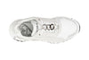 SNEAKERS IN PELLE E RASO CON ACCESSORIOE SUOLA CON LOGO