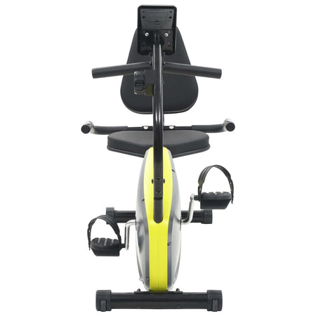 Cyclette Reclinata Magnetica per Fitness con Misurazione del Polso Display LCD