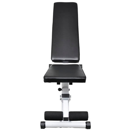 Panca da Palestra con Bilanciere e Set Manubri 60,5 kg Schienale Regolabile