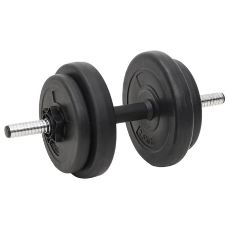Set Bilanciere e Manubri 90 kg con Dischi in Cemento Allenamento Palestra