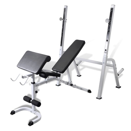 Panca di Allenamento Multifunzione Fitness Multi-Station con Cuscino