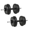 Set di Manubri 14 pz 20 kg Allenamento Palestra Fitness
