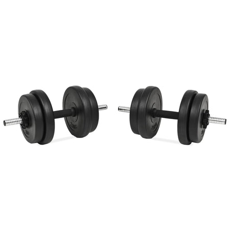 Set di Manubri 14 pz 20 kg Allenamento Palestra Fitness
