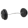 Set Bilanciere e Manubri con Dischi 120 kg Multifunzionale Allenamento Pesi
