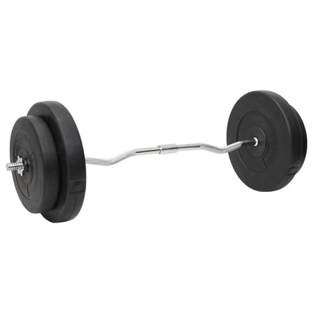 Set Bilanciere e Manubri con Dischi 120 kg Multifunzionale Allenamento Pesi