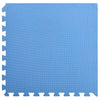 Tappetino a Incastro Set 12 pz 4,32 m² in Schiuma EVA Colore Blu