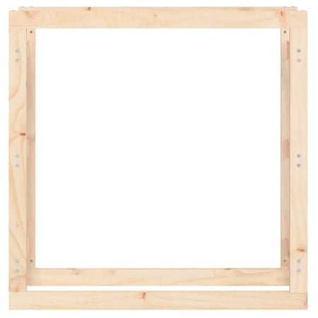 Portalegna 100x25x100 cm in Legno Massello di Pino