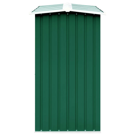 Portalegna Capannone da Giardino in Acciaio Zincato 330x92x153cm Verde