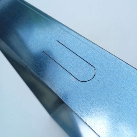 Sigillo 700 x 700 x H 80mm chiusino di lamiera zincata pesante da incasso