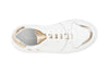SNEAKERS IN PELLE CON LOGO IN RILIEVO