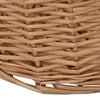 Cesta Porta Legna con Maniglie 78x54x34cm Salice Naturale